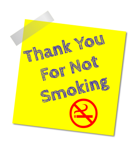 Hvala, ker ne kadite