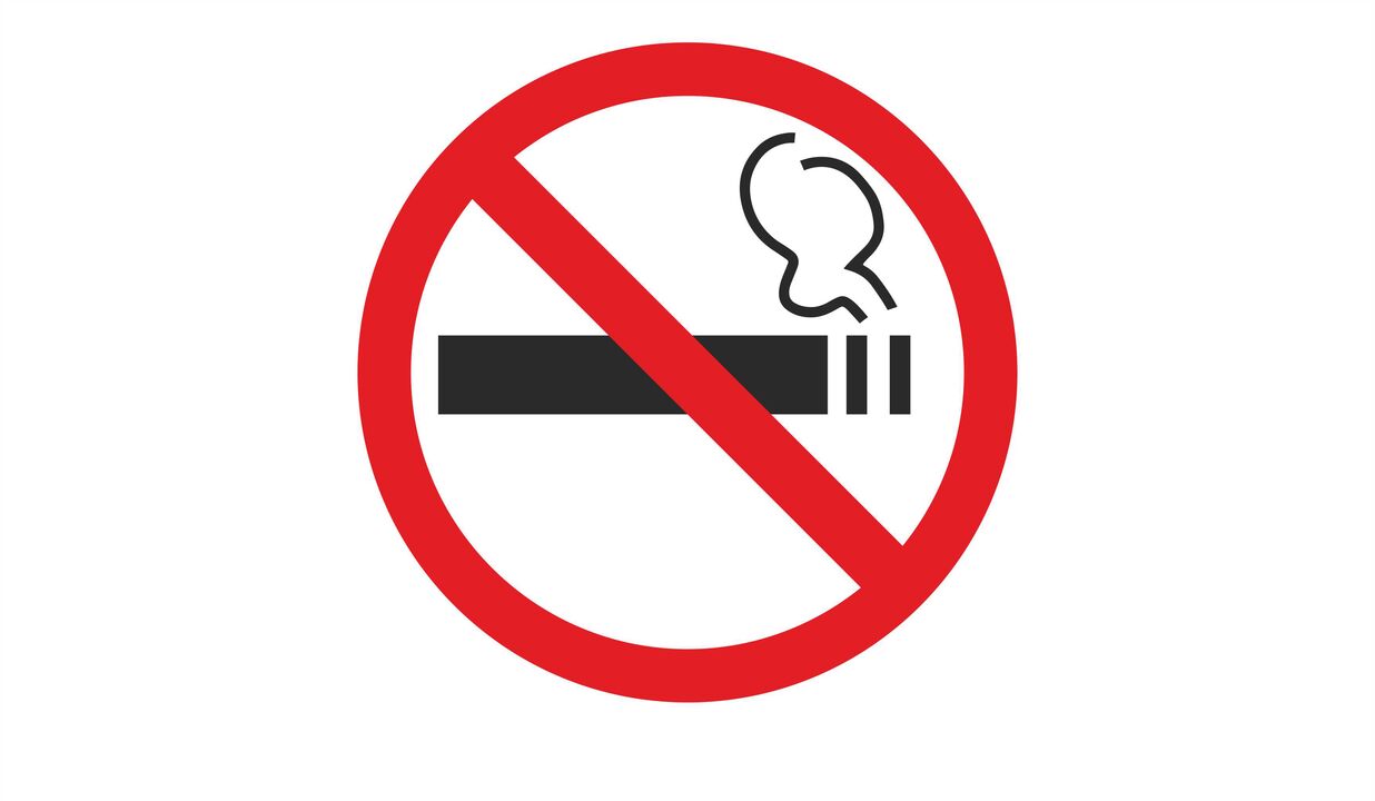 prepoved kajenja cigaret
